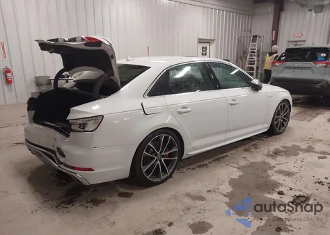 2018 Audi S4 3.0T Premium Plus из США, поврежденный, VIN WAUC4AF49JA003490